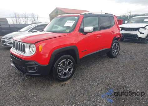 2015 Jeep Renegade Limited из США, поврежденный, VIN ZACCJBDT2FPB28530